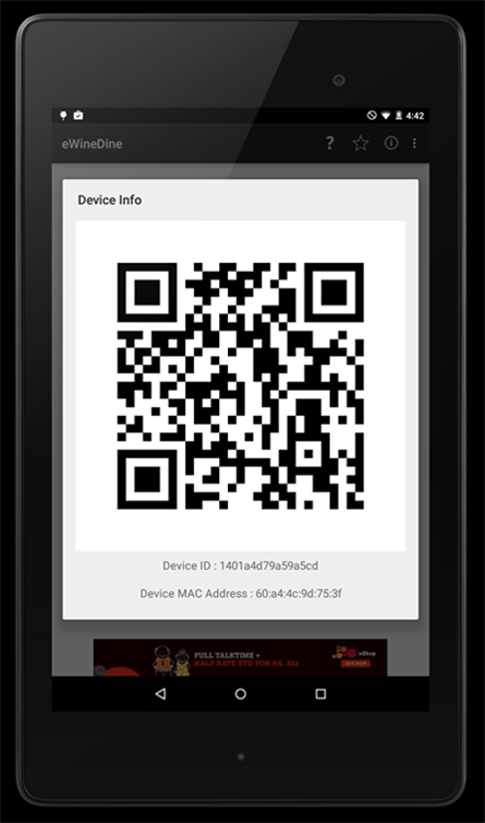 Allows you to add a new device using QR code Allows you to add a new device using QR code